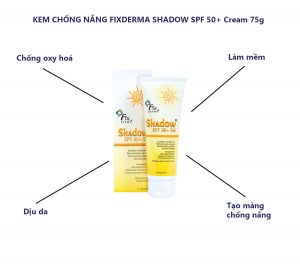 kem chống nắng Fixderma Shadow SPF 50+