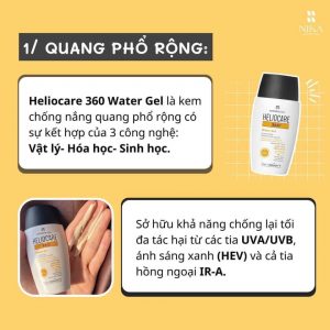 Kem chống nắng Heliocare 360 Water Gel Spf 50+