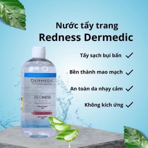  Nước tẩy trang dermadic  H2O dành cho da khô, da thường và da mất nước